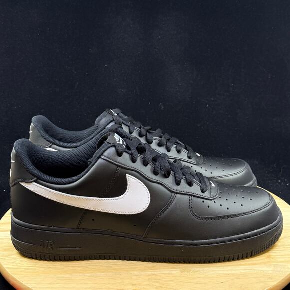 Nike Air Force 1 Low \'07 Shoes Black White FZ0627-010 Men\'s NEW Size 13